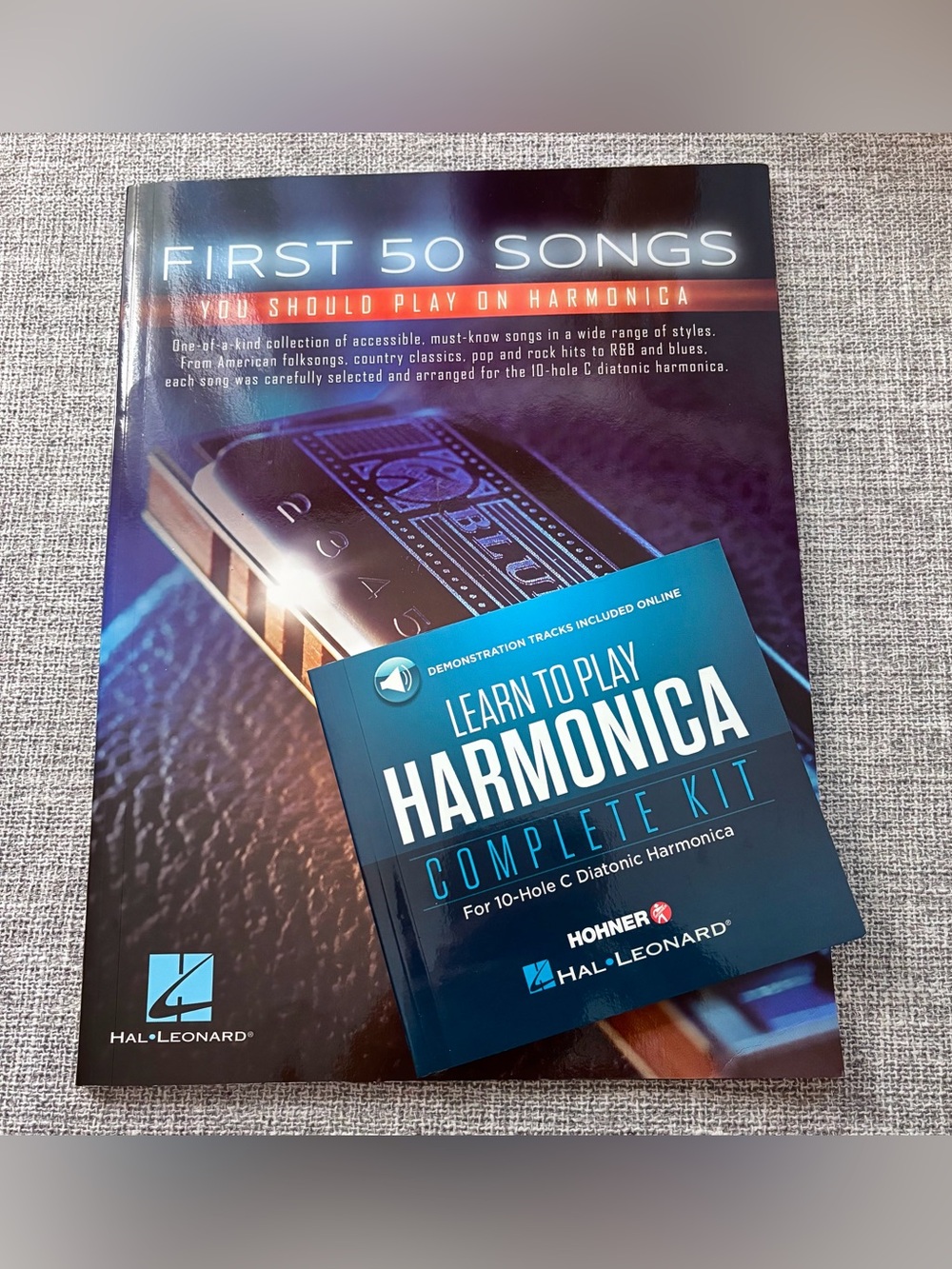 Hal Leonard Harmonica Book Set - Learn to Play & First 50 Songs